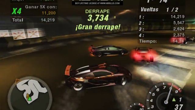 Need For Speed Underground 2 Bugatti Veyron trainer смотреть онлайн