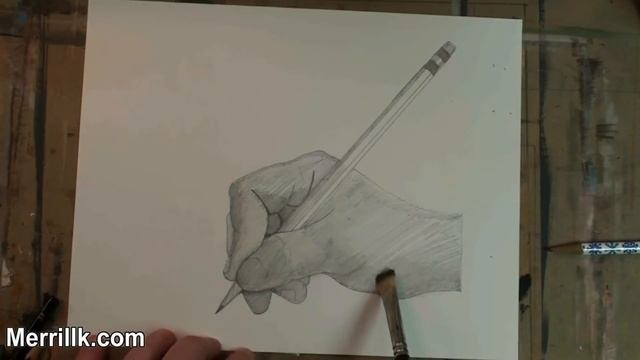 How to Draw the Hand Step by Step- Holding a Pencil смотреть онлайн