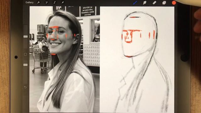 Basics #99 - Easy Steps for Portrait Proportion Measurements смотреть онлайн