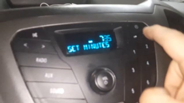 How to set time on a Ford Transit смотреть онлайн