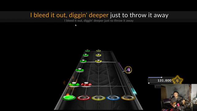 Clone Hero- Bleed It Out- Linkin Park- Guitar Hero Warrior of Rock смотреть онлайн