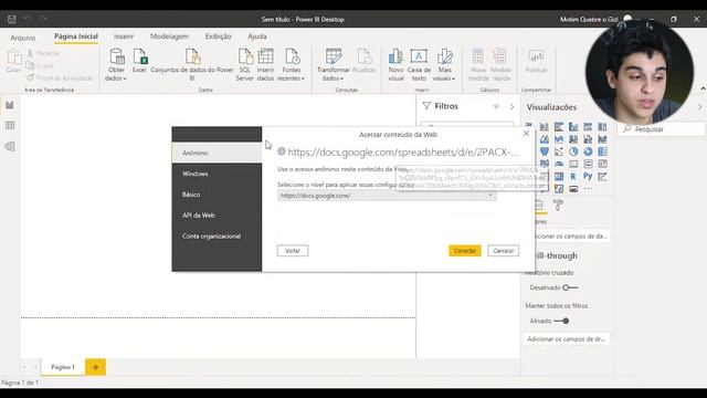 [POWER BI] Como importar uma planilha do GOOGLE SHEETS no POWER BI смотреть онлайн