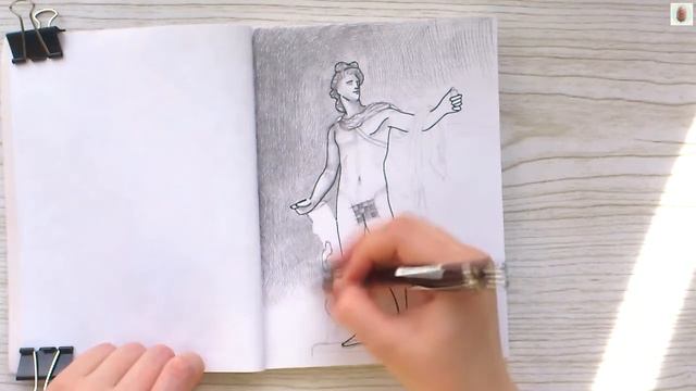 Просто божественный Аполлон | Блокнот творческого человека "Дорисуй!" №4 | Дарья Ю смотреть онлайн