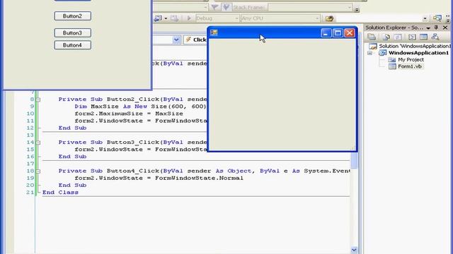 66 VISUAL BASIC Tutorial ( Create New Form ) смотреть онлайн