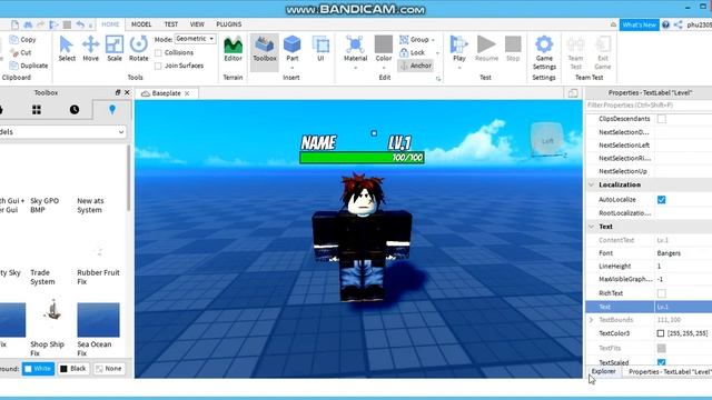 ROBLOX STUDIO/ How To Make Health Gui + Player Gui ( Give Away Model ) смотреть онлайн