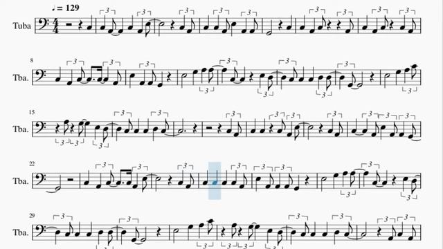 Tuba Sheet Music: How to play Dumb Ways to Die by Metro смотреть онлайн