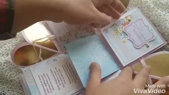 Коробочка сюрприз в подарок родителям новорождённой девочки! смотреть онлайн