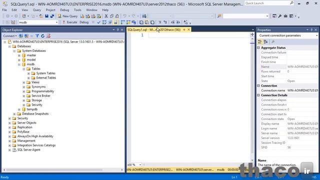 کندوکاو و تنظیم آبجکتها در object explorer بهمراه مبانی ایجاد و اجرا New Query در SQL Server смотреть онлайн
