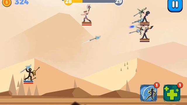 Archer Hero Stickman - Gameplay Walkthrough (IOS, Android Game) смотреть онлайн