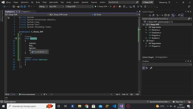 (C# OOP Ders 6) Enum Nedir ? Enum Nasıl Kullanılır ? смотреть онлайн