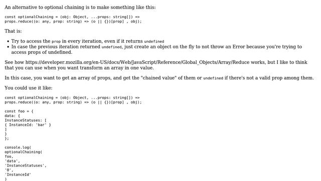 Code Review: How to deal with nested objects which might be string or undefined in a clean way? смотреть онлайн