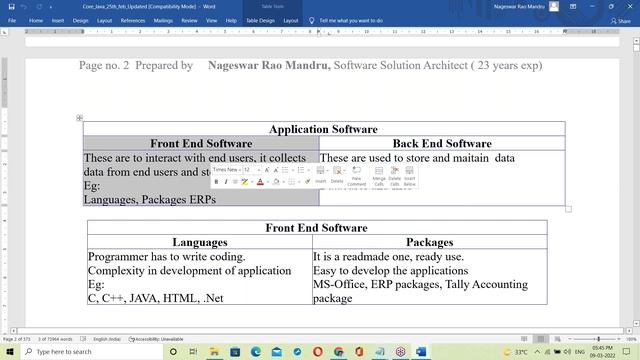 CORE JAVA tutorials || Demo - 3 || by Mr. Nageswar Rao On 09-03-2022 @5PM IST смотреть онлайн