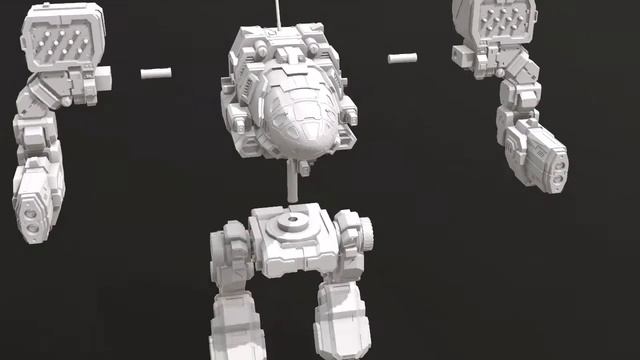 Timber Wolf MWO 3D Model | Assembly By Gambody