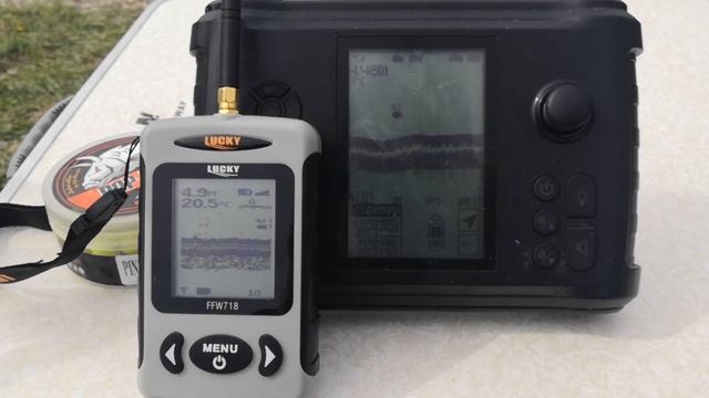 Сравнение эхолота Lucky и эхолота в Eagle Finder