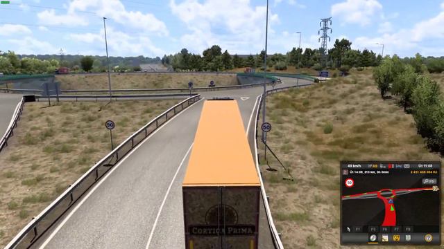 Euro Truck Simulator 2 - Iberia - Ponte de Sor - Salamanca смотреть онлайн