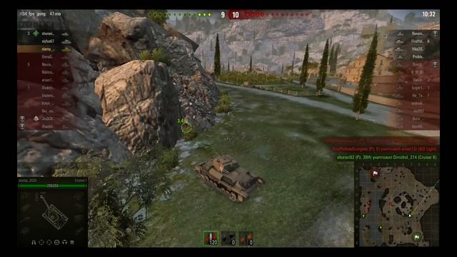 World of Tanks (cpu amd 4400m+ gpu hd7670m) смотреть онлайн