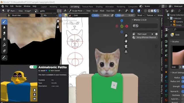Roblox UGC in Blender FREE Duck Bundle and head смотреть онлайн