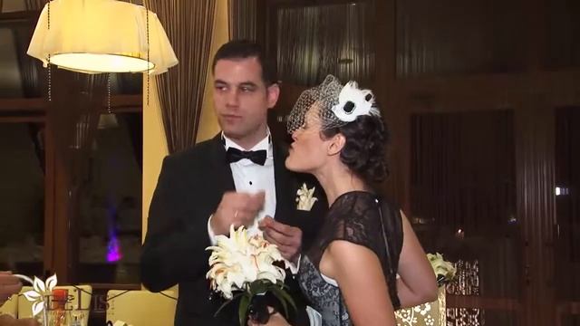 встреча молодоженов на свадьбе мандаринами вместо каравая /english wedding in odessa смотреть онлайн