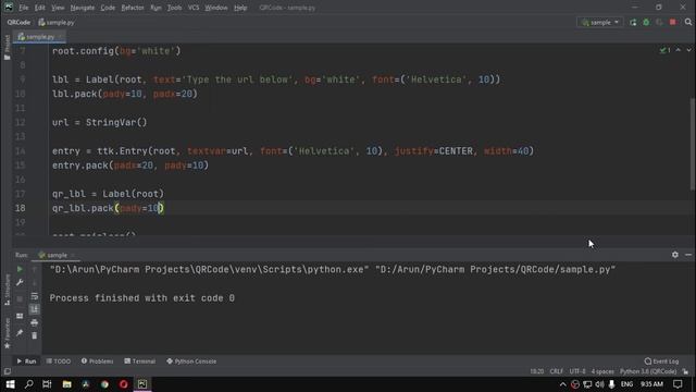 Create your own QR Code using Python3 | MakeErrors смотреть онлайн