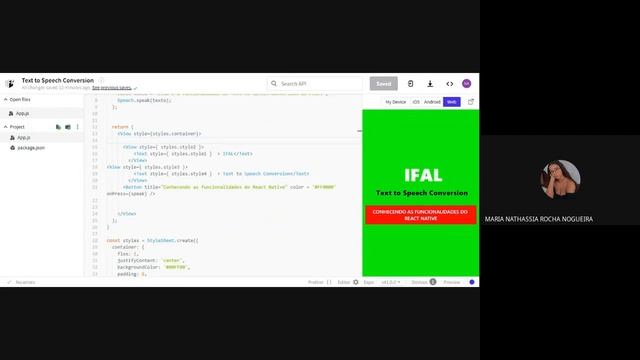 Funcionalidades do RN - Text to speech Conversion смотреть онлайн