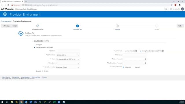 Demo - EBS Environment Provisioning using Oracle EBS Cloud Manager смотреть онлайн