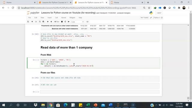 Lesson 33 - Cách đọc dữ liệu từ file excel và dữ liệu nhiều file cùng lúc смотреть онлайн