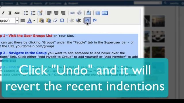 Undo and Redo Changes in your WYSIWYG Editor смотреть онлайн