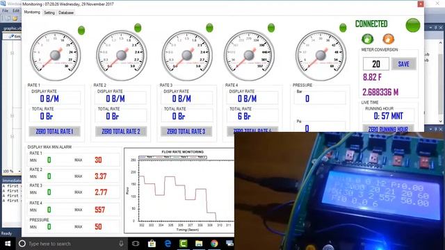 System Monitoring Flow Meter Using Arduino And Visual Basic Interface смотреть онлайн