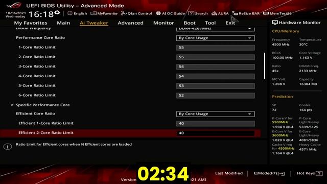 5 Minute Overclock: Core I5-12600KF To 5500 MHz