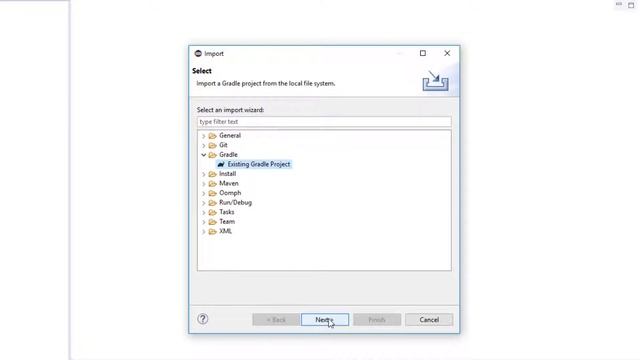 How to import a Gradle project into Eclipse (Short Version) смотреть онлайн