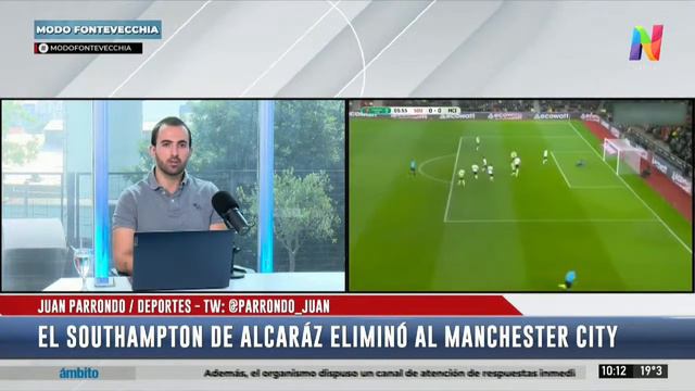 El Southampton de Alcaraz eliminó al Manchester City - Juan Parrondo - 12-01 смотреть онлайн