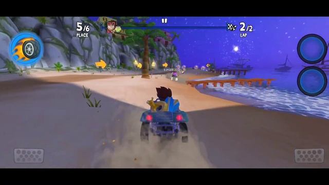 Beach Buggy Racing 2 | Fiesta Village Race | Gameplay Walkthrough | BB Racing | Mobile Games HD смотреть онлайн