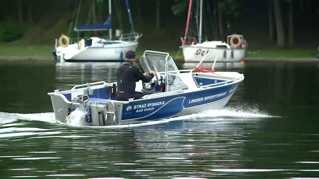 Torqeedo CRUISE 4.0 RL + Linder SPORTSMAN 445 CATCH. Pro Fishing and Sport. Silnik elektryczny. смотреть онлайн