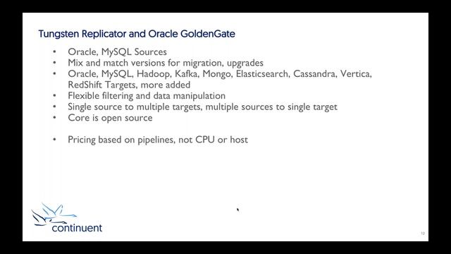 Continuent Webinar: Tungsten Replicator for Oracle смотреть онлайн