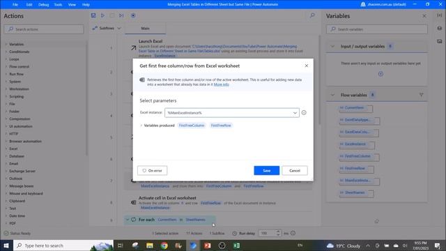 Automate merge or combine tables in different sheets in same Excel file - Power Automate Desktop смотреть онлайн
