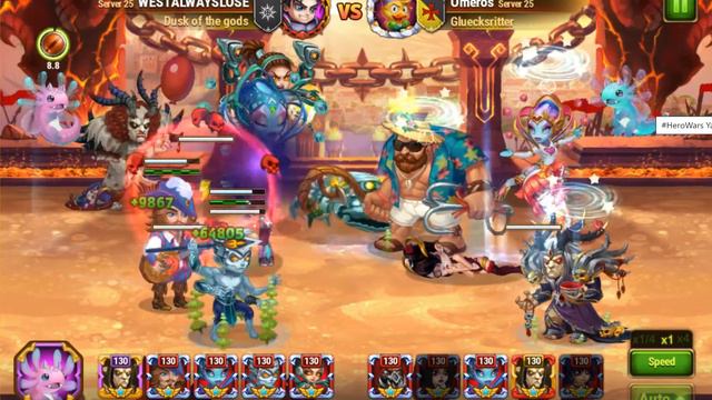 Hero Battle to Top Arena 20220827 #HeroWars смотреть онлайн
