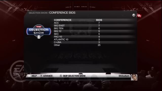 NCAA Basketball 10 (PS3) Tournament Selection Show смотреть онлайн