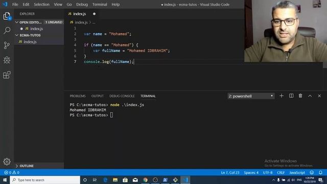 ESCMAScript FOR JAVASCRIPT | VAR LET AND CONST | JAVASCRIPT DARIJA | MOHAMED IDBRAHIM episode 1 смотреть онлайн
