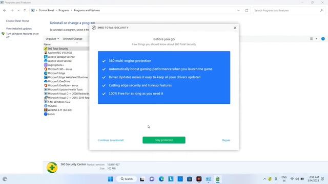 Uninstall 360 Total Security | How To Remove 360 Total Security смотреть онлайн