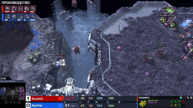 Scarlett Vs SpeCial на турнире IEM Katowice SC2 2024