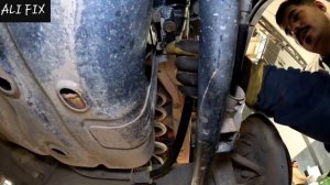 замена втулки заднего продольного рычага - втулка заднего стабилизатора  тойота прадо - toyota prad