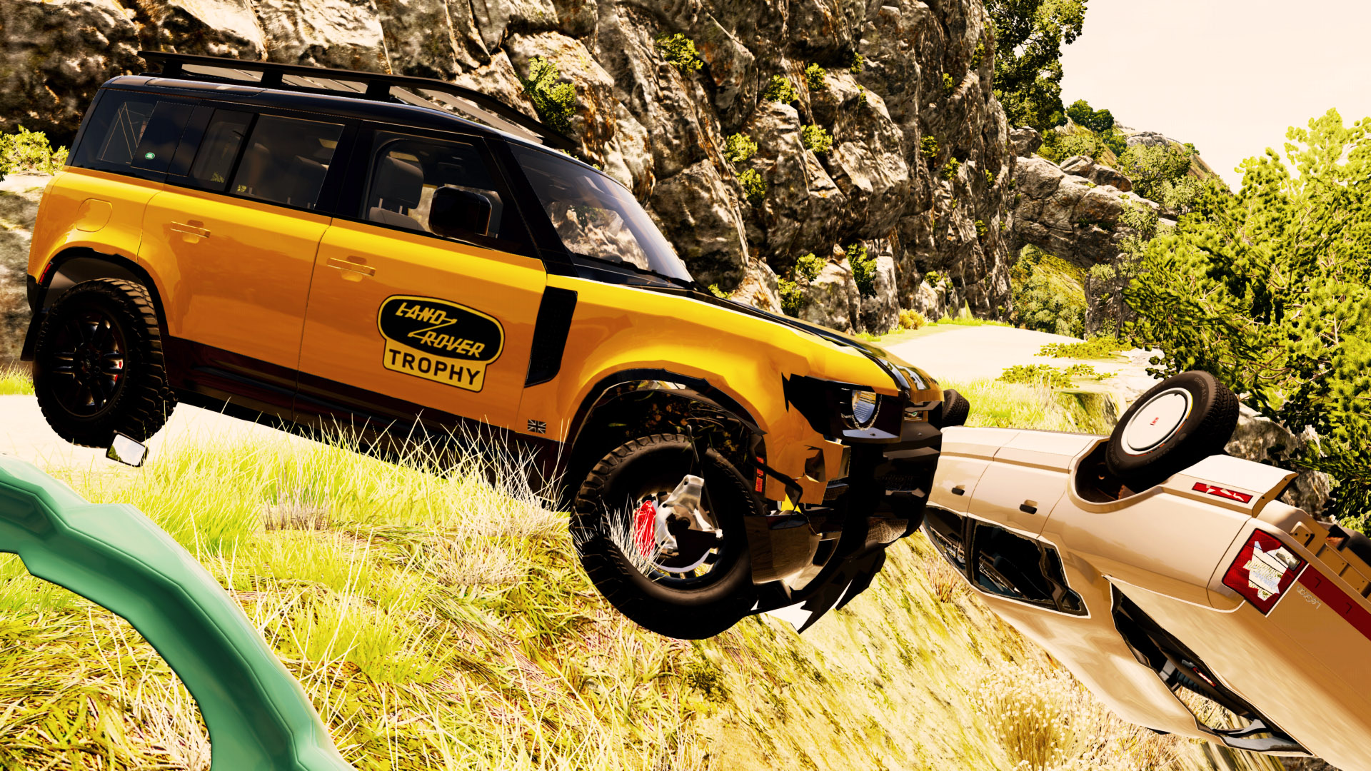 Beamng drive - Падение с обрыва 10 | HITGAMEZ