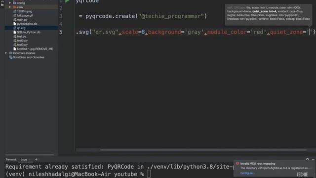 Qr code generator using python3 смотреть онлайн