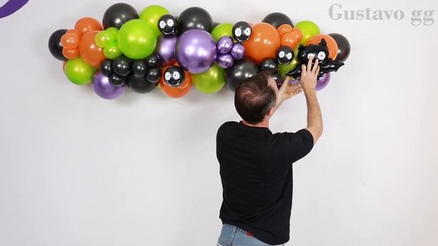 DIY HALLOWEEN IDEAS ? decoración de halloween - Arco de globos halloween - Manualidades halloween смотреть онлайн