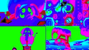 Hickory Dickory Dock Elephant Crash The Clock | Thermal Cam + Intensifier Effects 🔥