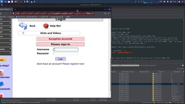 6.14. Finding SQL Injection Vulnerabilities with OWASP ZAP смотреть онлайн
