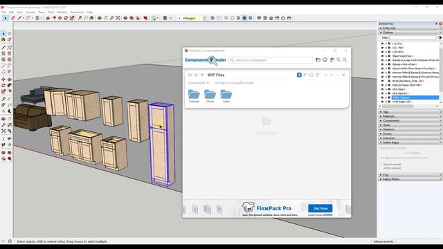 Managing Your Model Library with COMPONENT FINDER for SketchUp! смотреть онлайн