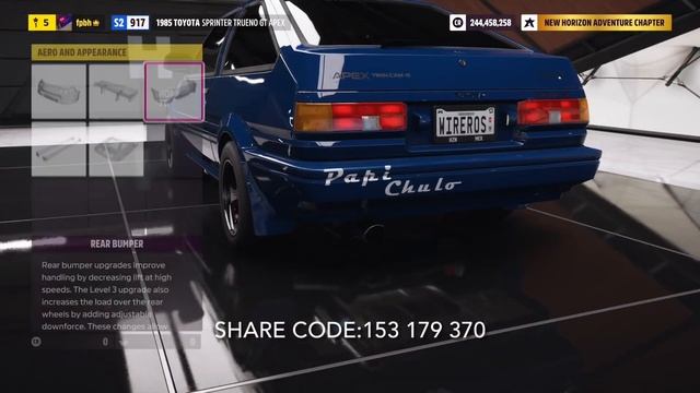 Best Toyota trueno ae86 drag tune!! Forza Horizon 5 смотреть онлайн