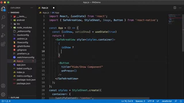 React Native #13: Cách Ẩn/Hiện Components смотреть онлайн