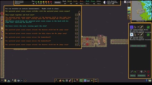 Braving Terrifying Undead-Infested Lands in Dwarf Fortress смотреть онлайн
